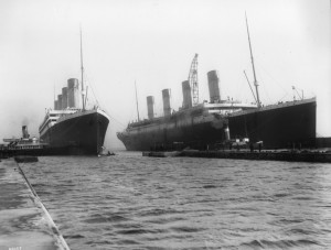 Belfast docks_ RMS Olympic & RMS Titanic